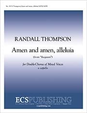 Requiem: Amen and amen, alleluia